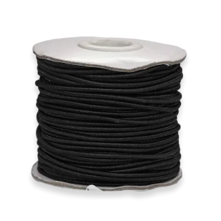 Černá guma, 2mm (1m)