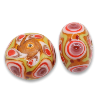 Medová rondelka, 26x17mm