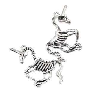 Kůň - kostra, 41x27x3mm