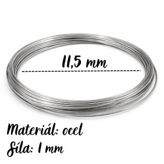 Platinový, paměťový drát, 115mm
