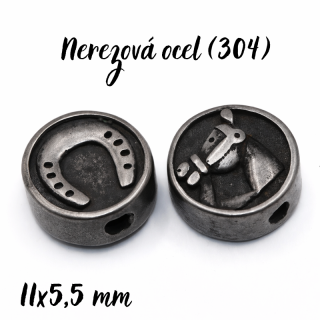 Kůň a podkova, 11x5,5mm