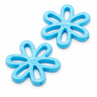 Modrý květ, 31x5mm