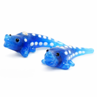 Krokodýl modrý, 33x10mm